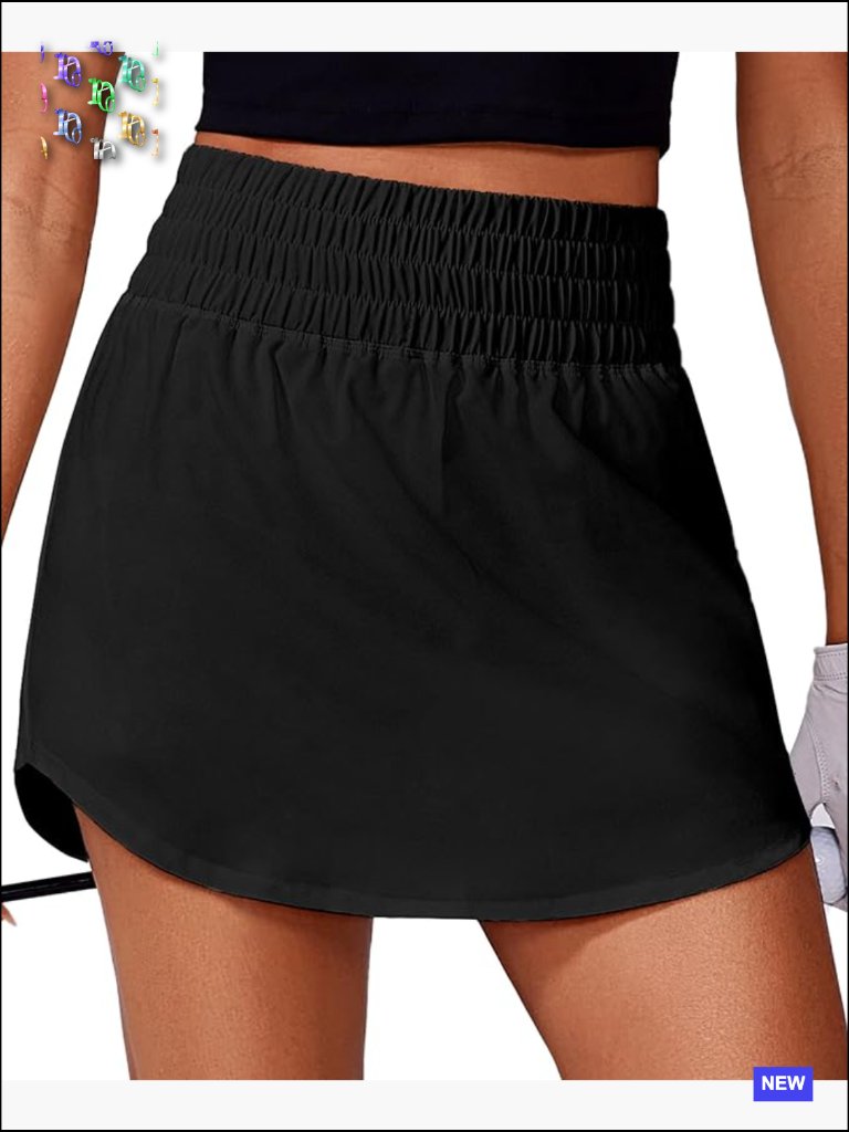 High Waisted Golf Skort With Pockets Athletic Tennis Skirt For Workout